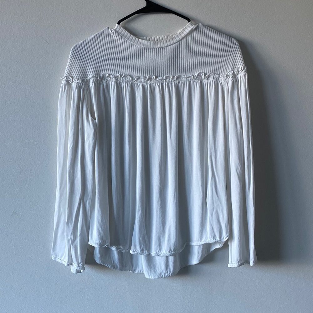 SANDRO Paris Long Sleeved Blouse 2 - Picture 2 of 7